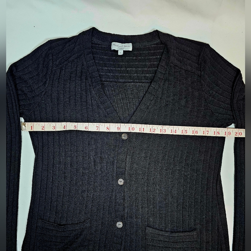 Michael Stars Ella Long Cardigan EUC, Woman's Medium - Picture 6 of 14